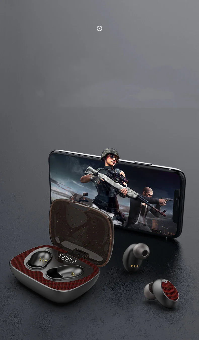 Innovative es02 Bluetooth Headset Bluetooth TWS Double Account Mercenary Guild