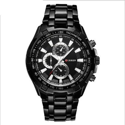 Men's Watch Business Steel Belt Quartz Watch